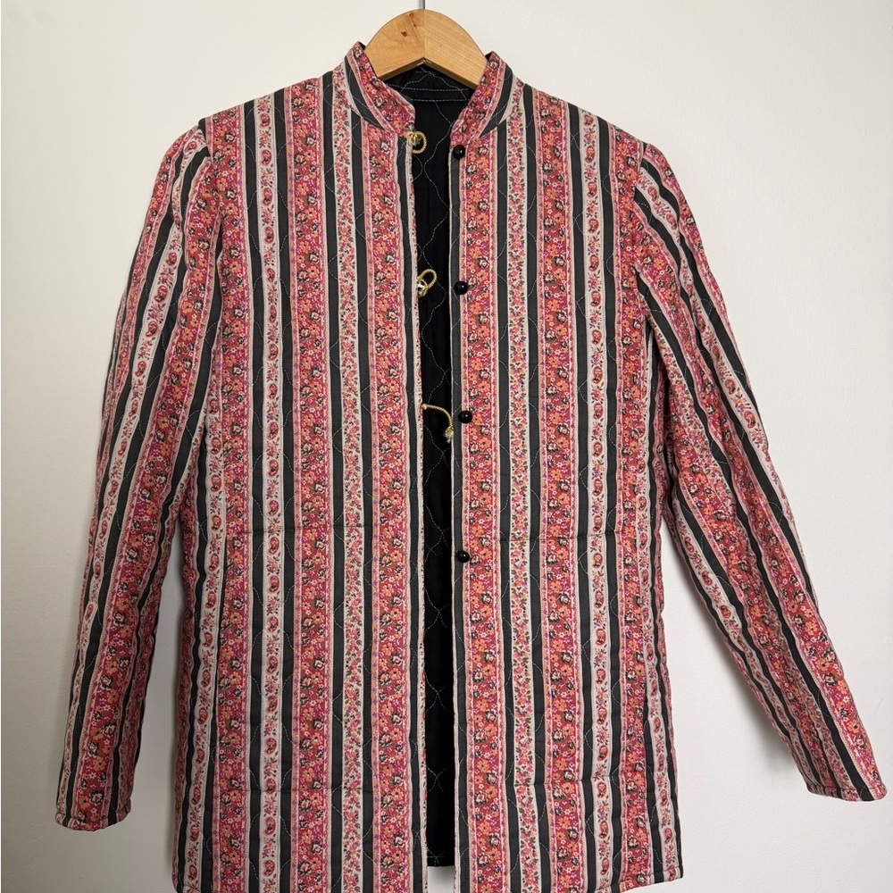 Vintage Handmade Quilted Coat